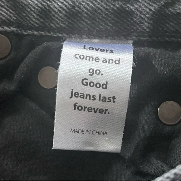 Pacsun high rise boot cut black jeans. Button fly. - Picture 7 of 8